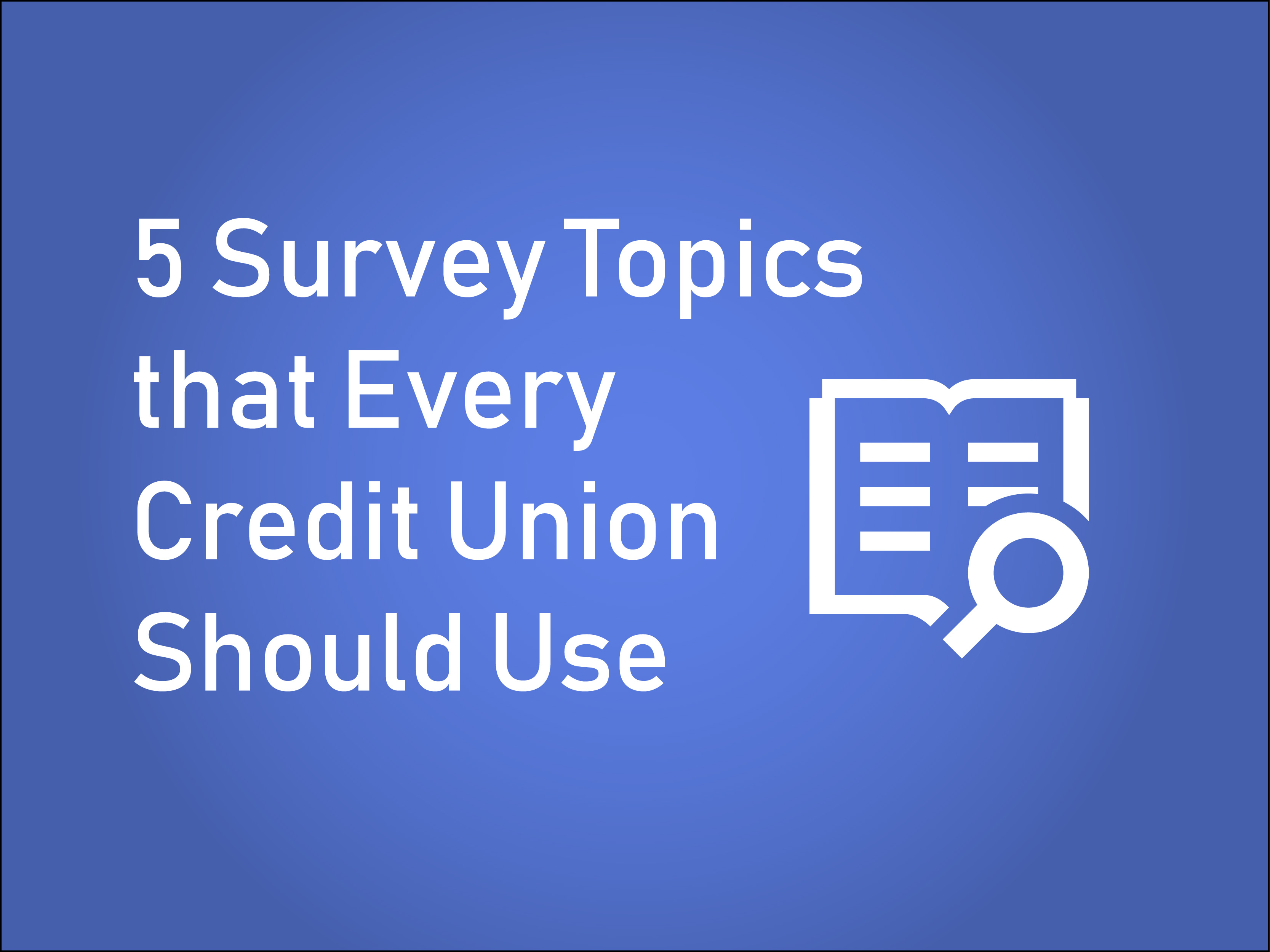 research topics on credit unions